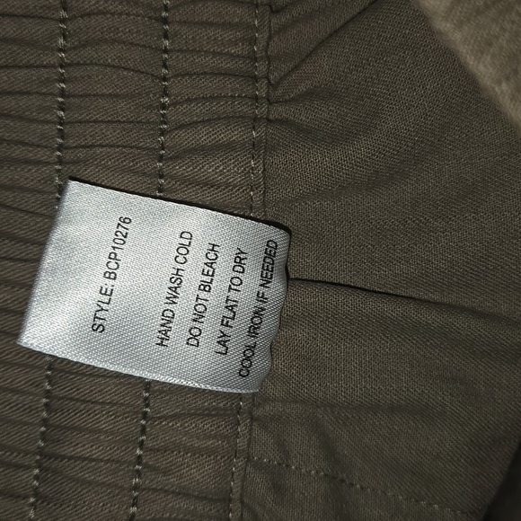 PacSun Kendall & Kylie Canvas Pull-On Cargo Pants Olive Green Size S NWOT - Picture 13 of 13